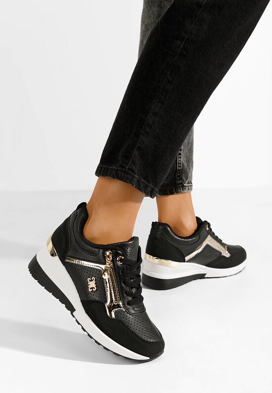 Sneakers cu platforma Kaileen negri